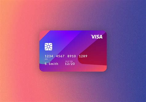 Design Visa Credit Card On Behance