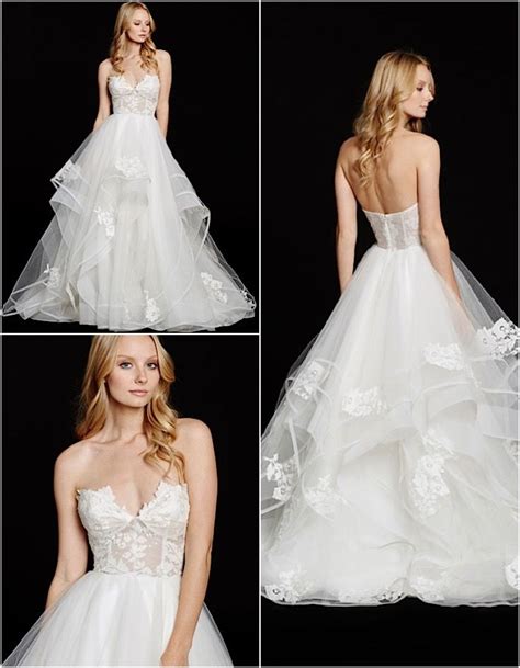 Hayley Paige Wedding Dresses 2015 Modwedding Sweetheart Neck