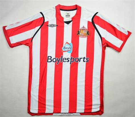 Sunderland is a city in tyne and wear, north east england. 2008-09 SUNDERLAND SHIRT L Football / Soccer ...