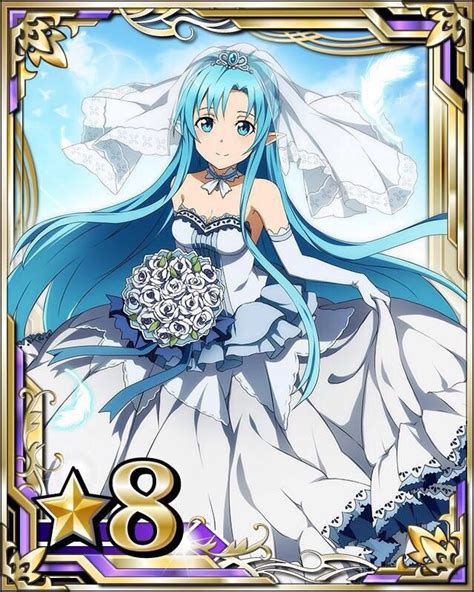 Asuna Wedding Card Sword Art Online Asuna Sword Art Sword Art Online