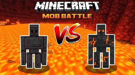 Minecraft Netherite Golem Vs Magma Golem Mob Battles Youtube