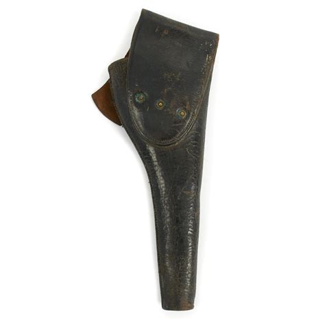 Original Us Army Model 1881 Leather Cavalry Holster For Colt Saa Or