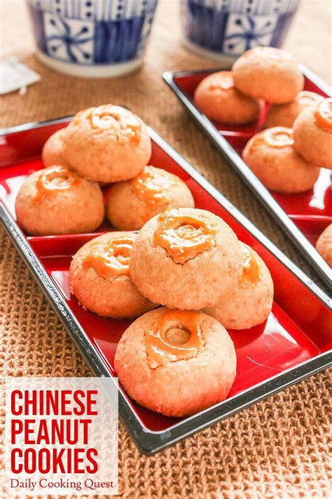 Chinese Peanut Cookies Recipe Daily Cooking Quest Chinese New Year