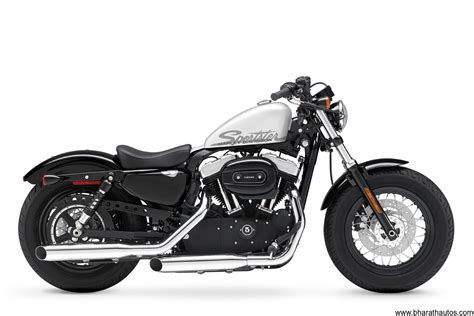 Prices listed are the manufacturer's suggested retail prices for base models. Harley Rolls Forty-Eight In India