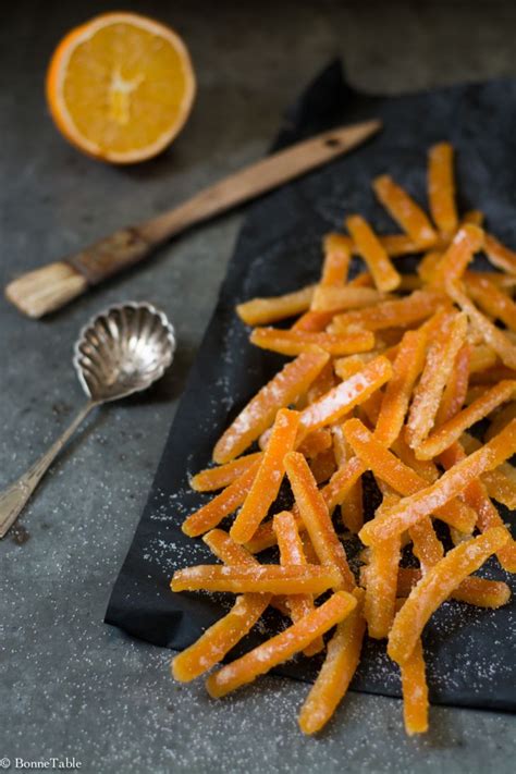 Ecorces d oranges confites chocolat noir
