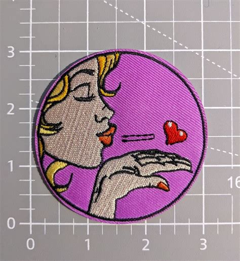 blonde girl blowing a kiss cute sexy patch funny embroidered iron on patch 3 ebay