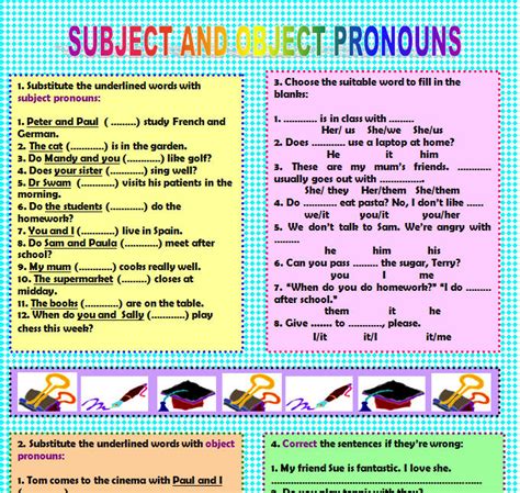 Using Personal Pronouns Worksheet Personal Pronouns | Dog Breeds Picture