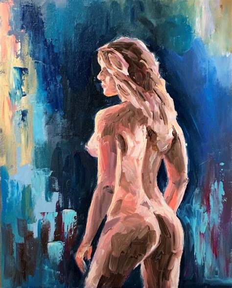 Nude Woman Figure Painting By Vita Schagen Saatchi Art