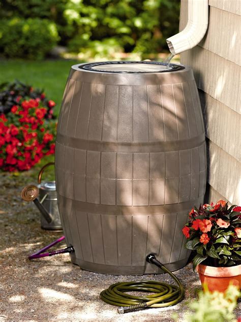 Most people had rain barrels on their properties and used them to water their gardens, do their laundry, or even sometimes (if they had a good enough so as you can see there are lots of ideas out there on how to create your very own rain barrel water collecting system. Just the Right Size: How To Pump Water Out of A Rain Barrel