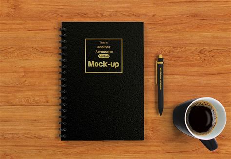 Download Free Notebook Mockup - Free Mockup Download