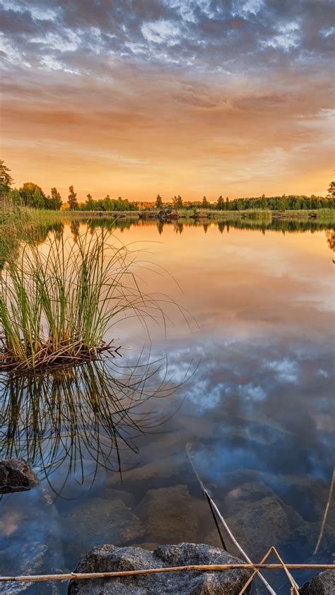 Finland River With Stones During Dawn 4k Hd Nature Wallpapers Hd