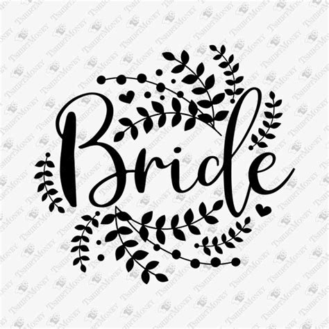 Bride Wedding Svg Cut File Teedesignery