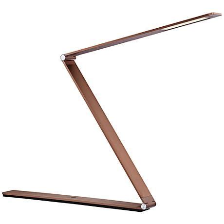 Compare executive desk lamps, articulated lamps, architect's lamps, led table lamps, magnifier lamps, led mini flip lights, magnifying lights, home office lamps and more to determine what lighting solution best meets your needs. Quoizel Crossway Rose Gold Iron LED Desk Lamp - #9D246 | Lamps Plus | Led desk lamp, Desk lamp ...