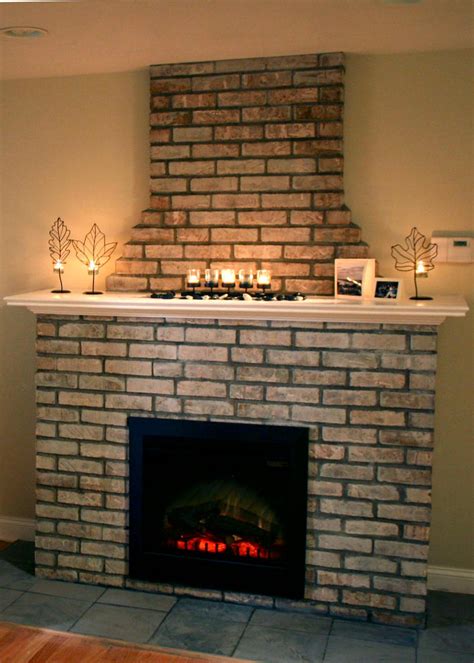 While he was walking, his blood had kept all parts of his body warm. Building an Electric Fireplace with Brick Facade | HGTV