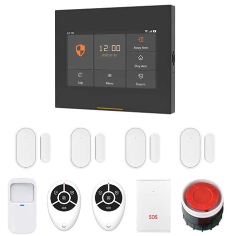 Tuya Video Gsm 4g And Wifi Home Alarm System Kit 10 Pieces