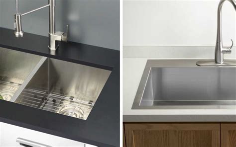 The sink is 32 x 10 x 19 inches in size and is made of premium t304, 16 gauge stainless steel, which is virtually indestructible, and which will not rust, dent or scratch. Undermount Kitchen Sinks Buyer's Guide + Design Ideas ...
