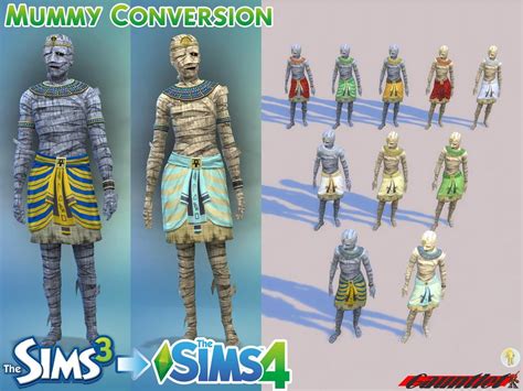 Sims3 To Sims4 Mummy Conversion By Gauntlet101010 On Deviantart Sims 4