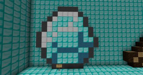 Diamond Minecraft Pixel Art
