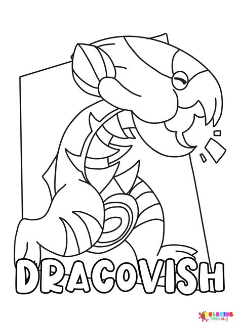 Pokemon Dracovish Coloring Page Free Printable Coloring Pages