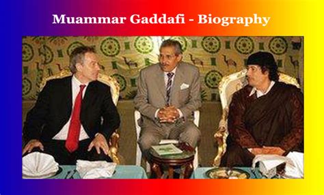 Muammar Gaddafi Biography Growhills