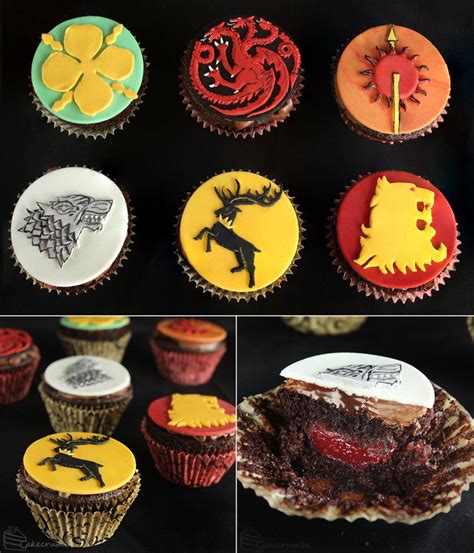 Game Of Thrones Sigil Cupcakes By Cakecrumbs On Deviantart Recipes