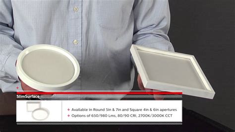 100w e17, ed17, bd17, (open rated) i bought a large lot of these auction liquidating a lighting. Philips Lightolier SlimSurface LED Downlight - YouTube