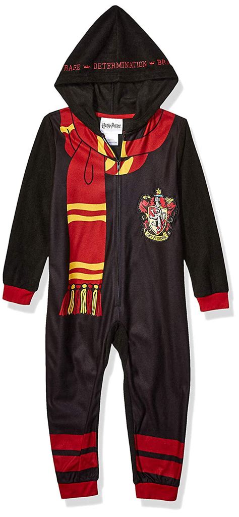 Harry Potter Boys Harry Potter Gryffindor Uniform Hooded One Piece
