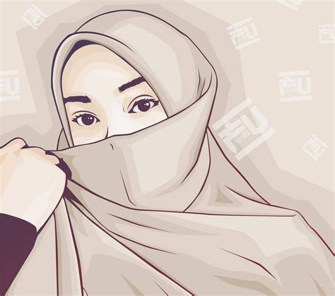 Fuad Di Instagram Hijab Vector Ahmadfu22 Dengan Gambar Kartun