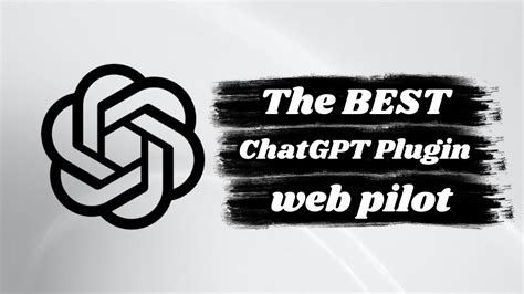 The BEST ChatGPT Plugin Webpilot YouTube