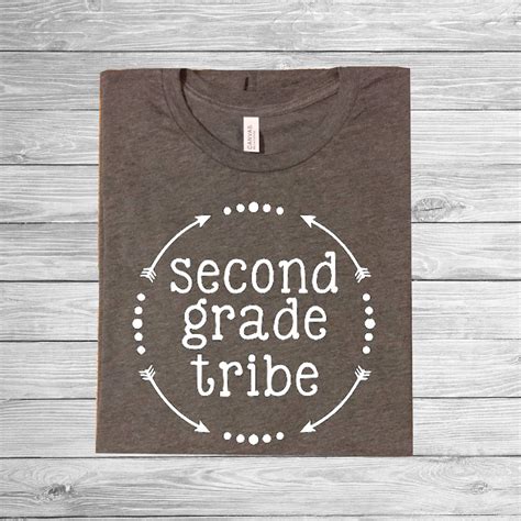 Second Grade Tribe-Second Grade Shirt-Second Grade Teacher | Tribe shirts, Handmade shirts ...