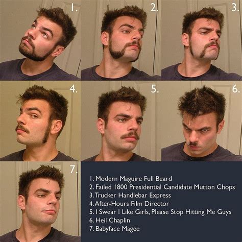 Men S Facial Hair Chart