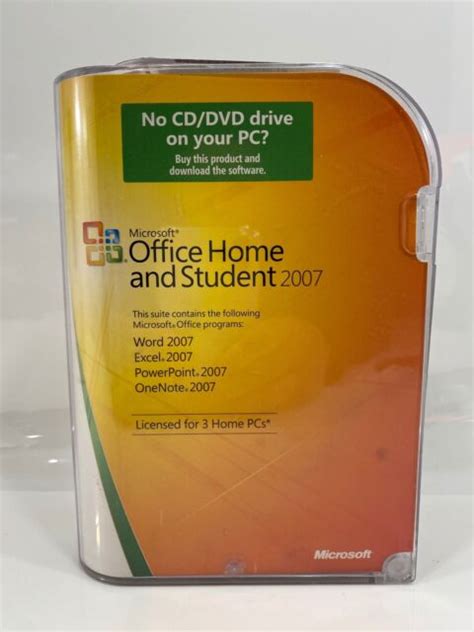 Microsoft Office Home And Student 2007 For Microsoft 79g00007 For