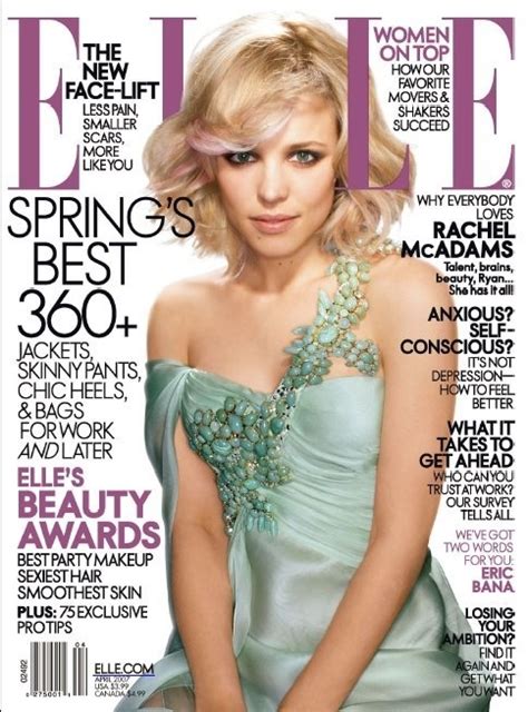 6 femmes inspirantes pour un futur égalitaire. Elle Magazine 2007 - Rachel McAdams Photo (113401) - Fanpop