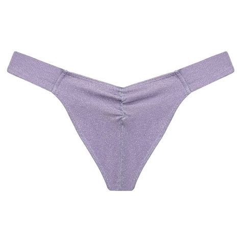 Montce Lilac Sparkle Ac Uno Bikini Bottom Montce Swim