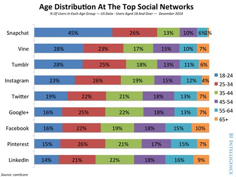Social Network Demographics Heres Whos On Facebook Snapchat