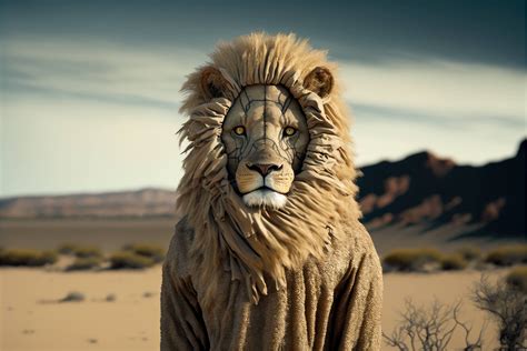 A Lion In The Desert