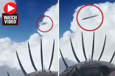 Pilot Left Stunned As Two Flying Saucer Ufos Pass Metres In Front Of
