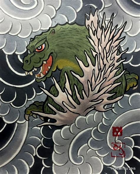 Godzilla Art Collection Godzilla Tattoo Godzilla Kaiju Art
