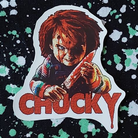 Bloody Chucky Sticker Miss Sombre New Zealand