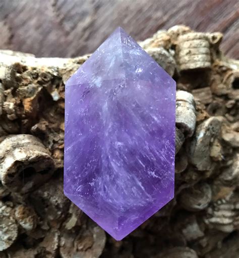 DT Amethyst, Polished, Rainbow Included, Natural, Brazil, 66.2 Grams ...