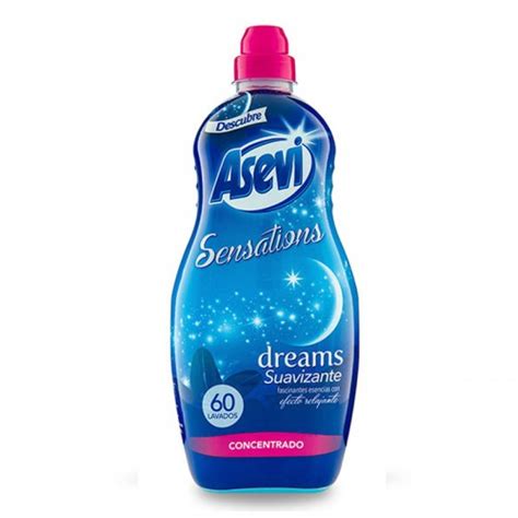 Asevi Sensations Dreams Fabric Softener 60 Wash 1440ml 1 Case 10 Units