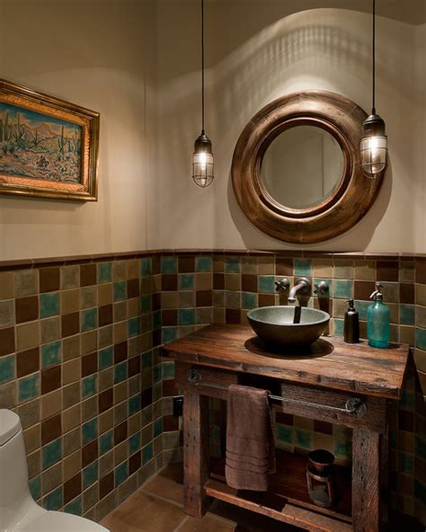 Southwest bathroom decor description : Arizona Ranch - Southwestern - Bathroom - Phoenix - by ...