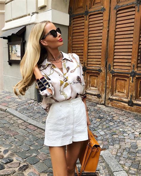 Jetsetbabe On Instagram “wearing The Right Patterned Shirts With Solid White Or Black Col