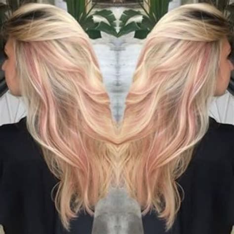 50 Colorful Peekaboo Highlights My New Hairstyles Blonde Hair With