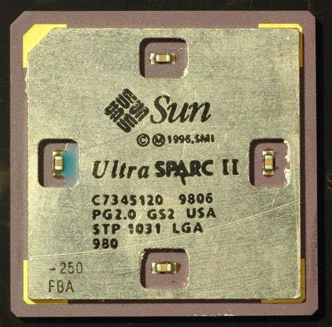 Sun Sparc Ultrasparc Supersparc Risc Series Ceramic Cpu Scrap
