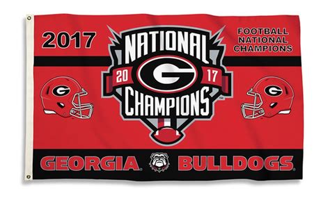 Georgia Bulldogs Ncaa Football National Champs Flags Banners And More