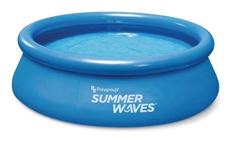 Summer Waves Round Quick Set Inflatable Pool With Filter Pump 8 Ft X