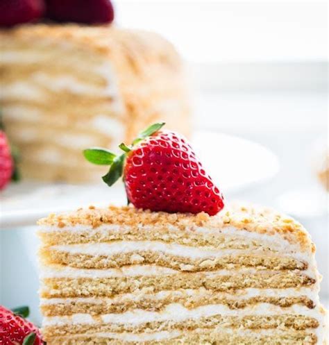 Bake perfectly moist cake with duncan hines cake mixes. 8-Layer Honey Cake Recipe (Medovik) FULL RECIPE HERE Honey ...