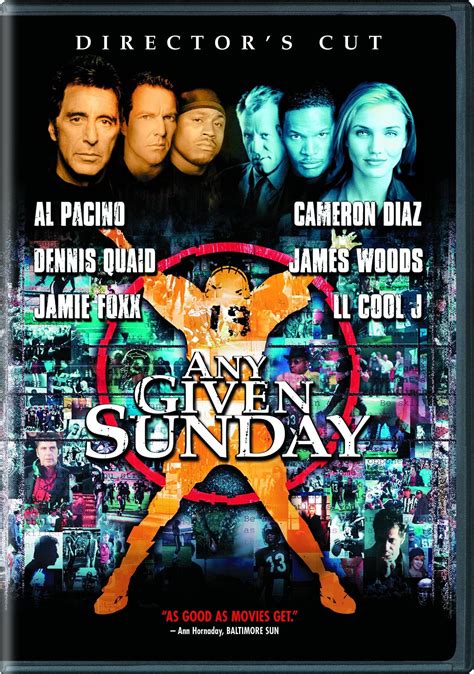 An aging football coach struggles to hold both his team and professional life together. Any Given Sunday DVD Release Date September 1, 2000