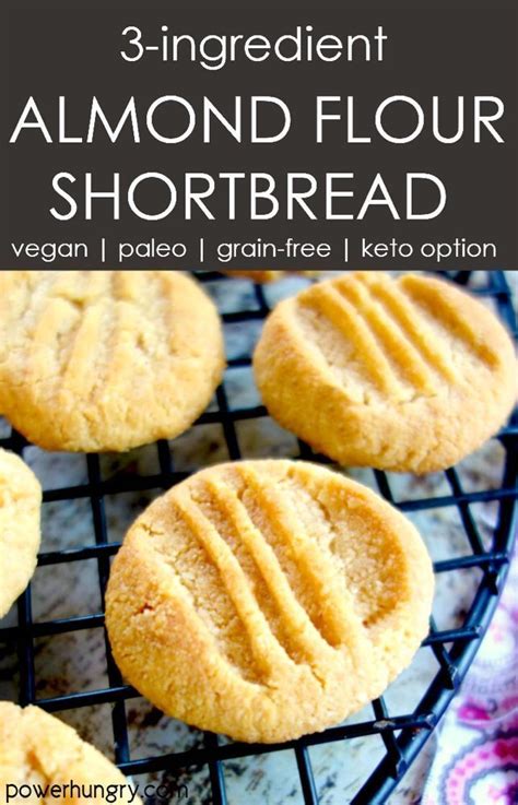 Vegan, paleo, and keto almond flour cookies. Almond Flour Shortbread Cookies {3 Ingredients, Vegan ...